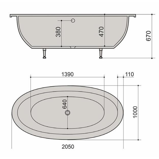 Vonia, SPN Art Stone Bella, 205 cm x 100 cm x 67 cm